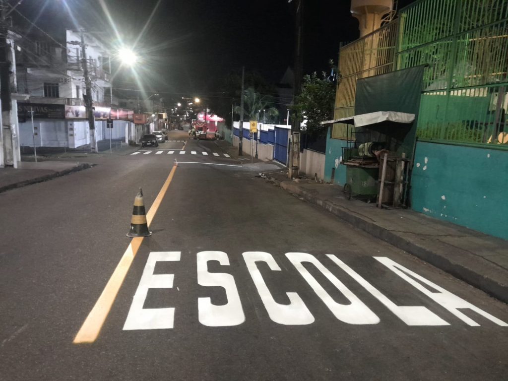 Manaus amplia sinalização viária no Distrito Industrial para reforçar segurança