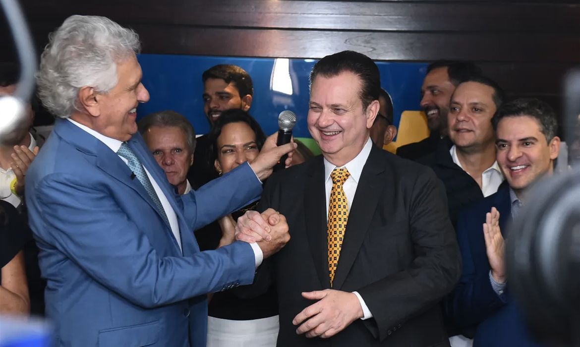 Ronaldo Caiado e Gilberto Kassab formam chapa do PSD para a disputa presidencial de 2026