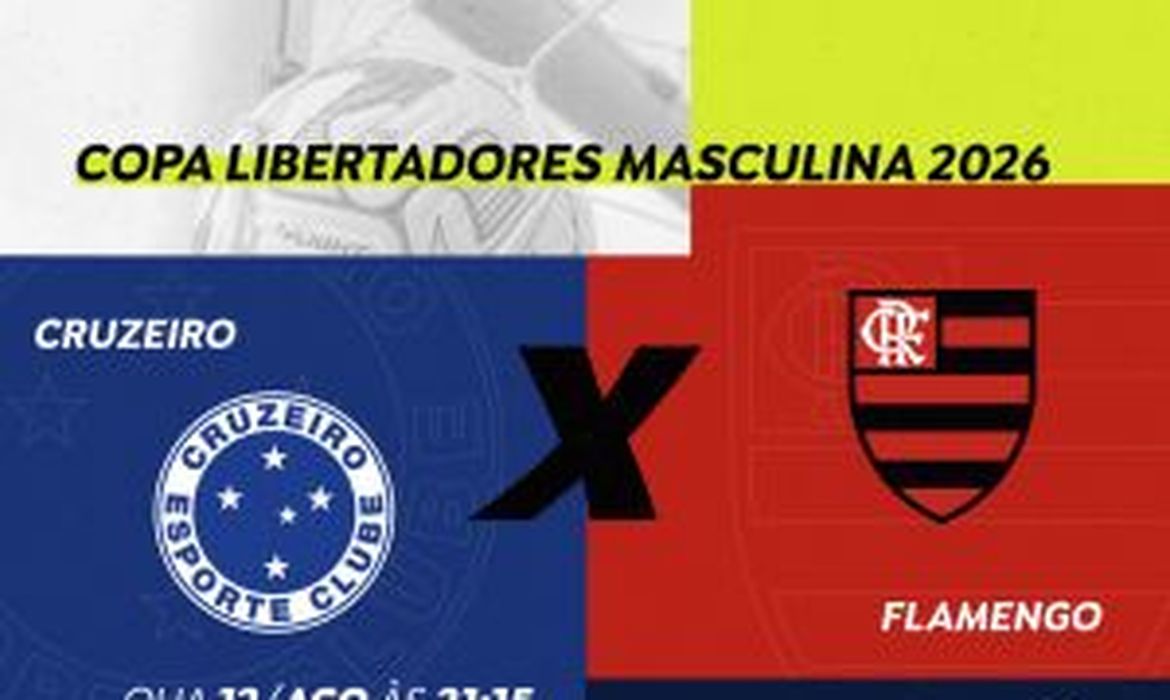 Cruzeiro e Flamengo iniciam disputa por vaga nas quartas da Libertadores 2026