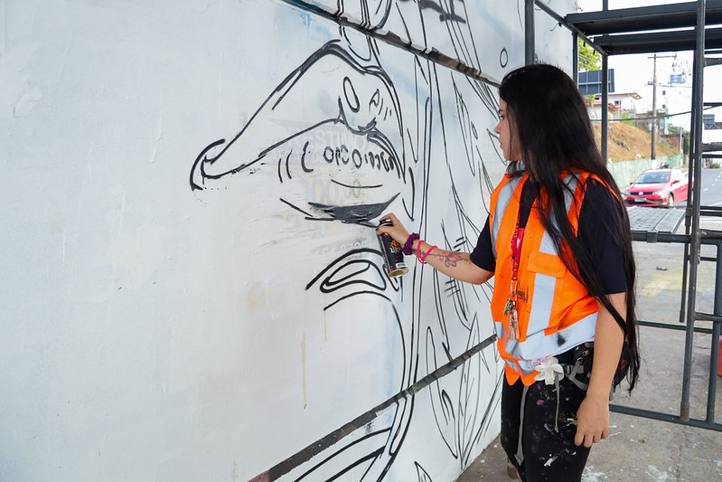 Manaus transforma viadutos em galerias de arte com protagonismo feminino