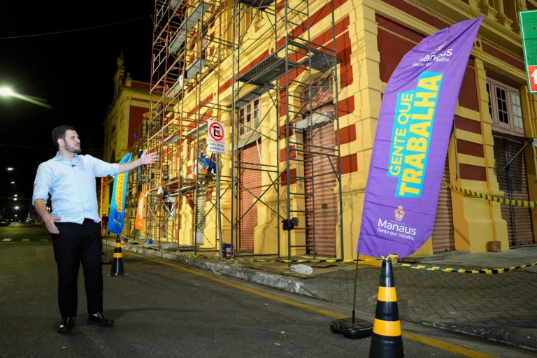 Renato Junior acompanha restauração estrutural e preservação histórica no Mercado Adolpho Lisboa
