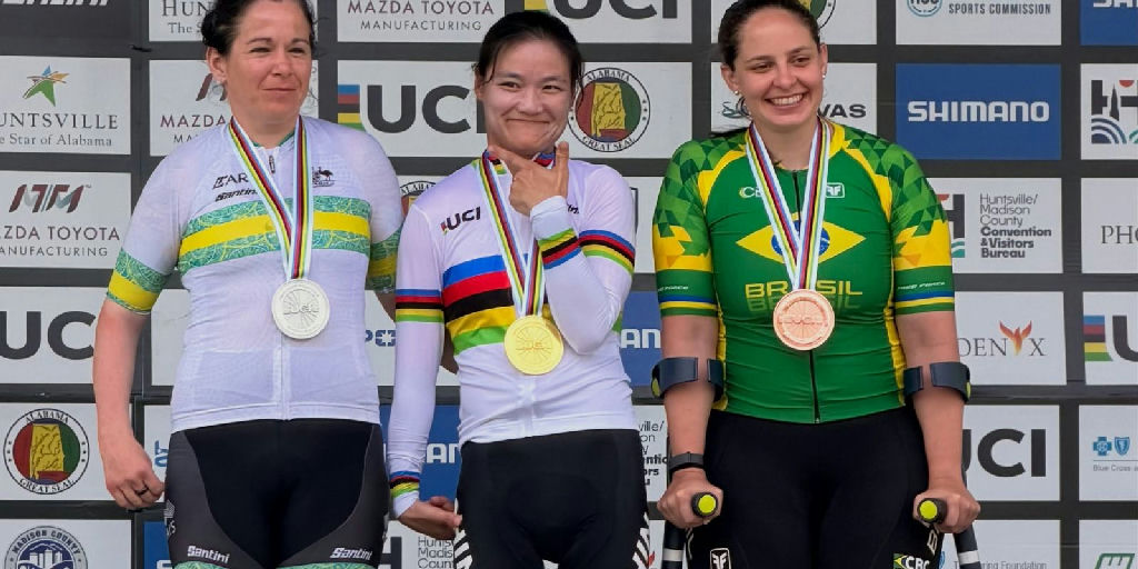 Brasil conquista cinco medalhas no Mundial de paraciclismo de estrada em Huntsville