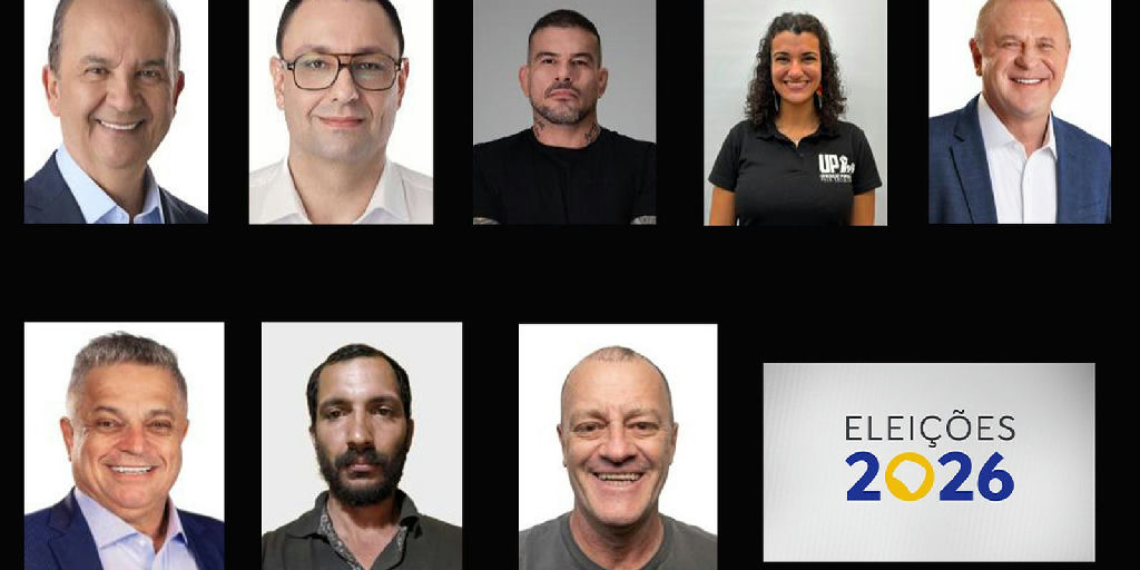 Eleições 2026 em Santa Catarina contam com oito candidatos ao governo estadual