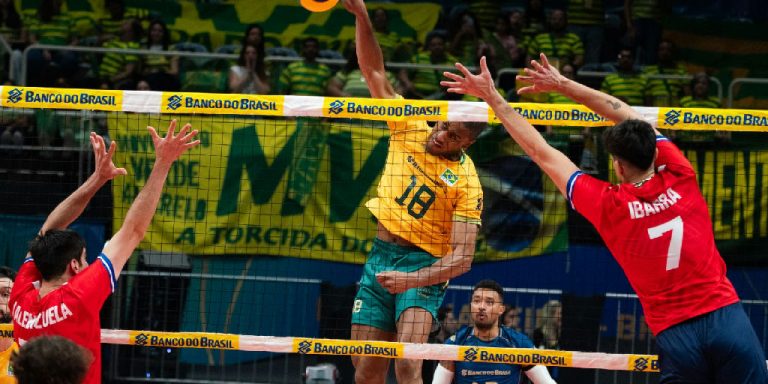 Vôlei: Brasil supera Chile na estreia do Campeonato Sul-americano