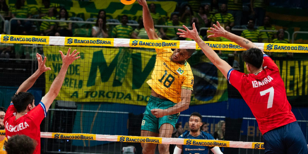 Vôlei: Brasil supera Chile na estreia do Campeonato Sul-americano