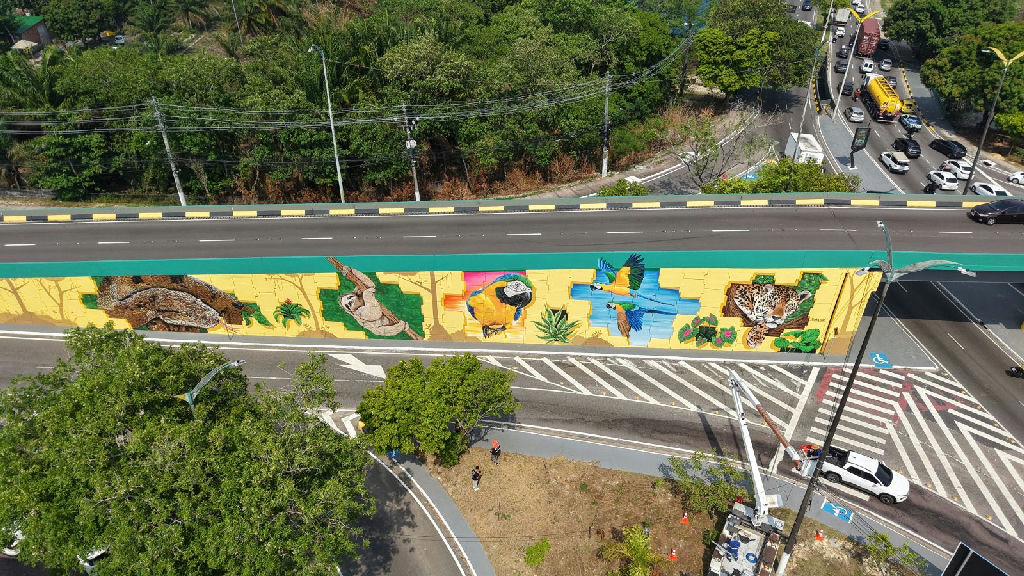 Prefeitura de Manaus revitaliza complexo viário Miguel Arraes com foco em infraestrutura